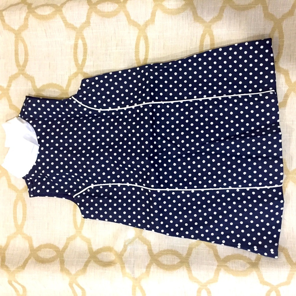 Janie and Jack Blue Polka Dot Dress
